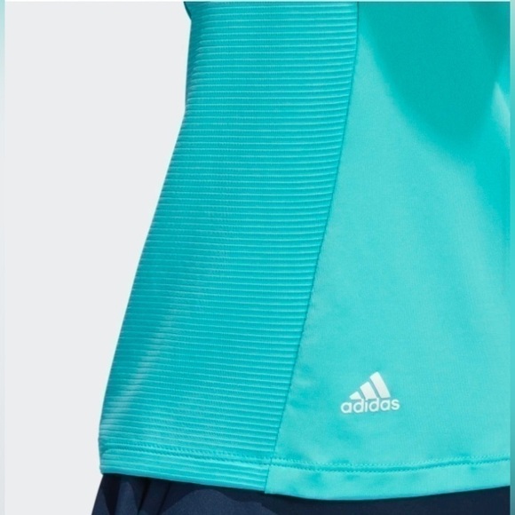 QUARTER-ZIP mock neck polo shirt turquoise FIFA world cup quatar 2022 - Picture 4 of 15